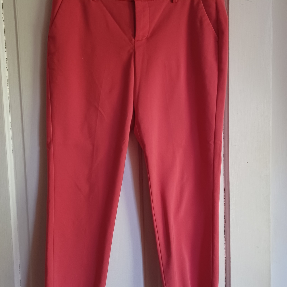 Vibrant Coral Pants